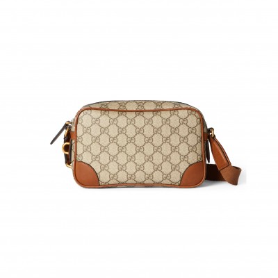 GUCCI GG EMBLEM EMBOSSED SUPER MINI BAG 821216 (22*14*6cm)